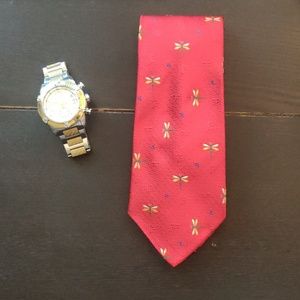 RARE Limited Ed. Salvatore Ferragamo Dragonfly Tie